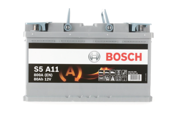 BATTERIE BOSCH S5 800A, 80AH,  0092S5A110 L4 START/STOP