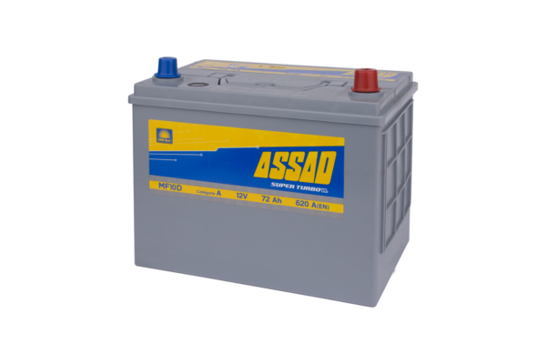 BATTERIE ASSAD SUPER TURBO TRUCK 620A, 72AH, MF10 D/G